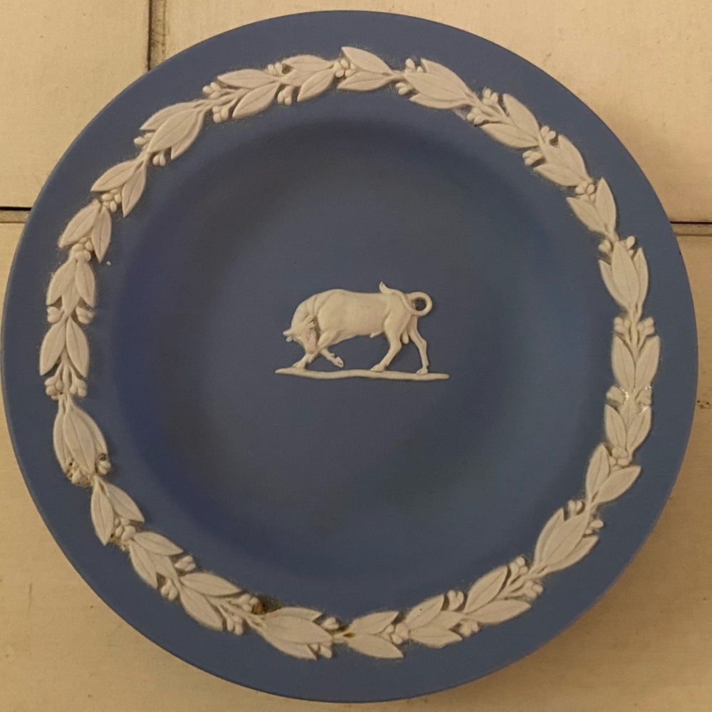 Wedgwood Blue Jasper-ware Trinket Dish
